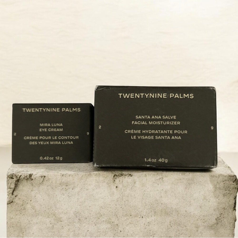 Twentynine Palms Eye Cream and Facial Moisturizer Set